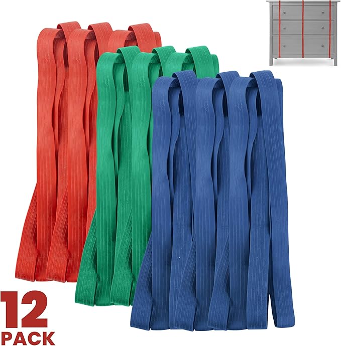 12 Pack Variety Extra Large Moving Rubber Bands - Image 2
