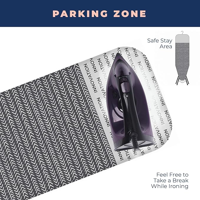 Happhom Ironing Board, Compact and Space Saver Iron Board, Safety Ironing - Image 4
