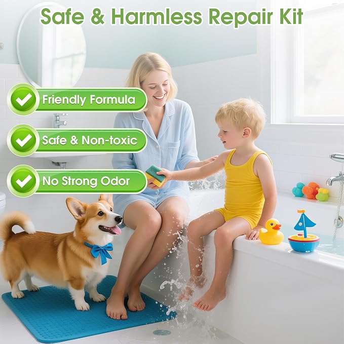 Fiberglass Tub Repair Kit, Porcelain Sink and Bathtub Repair Kit - Image 3