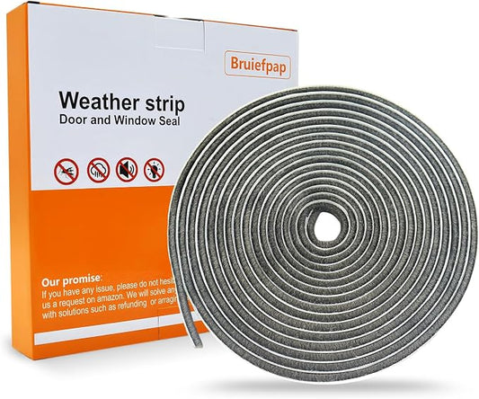 39.4FT Brush Weather Stripping, Neat Pile Self Adhesive Seal Strip by Bruiefpap