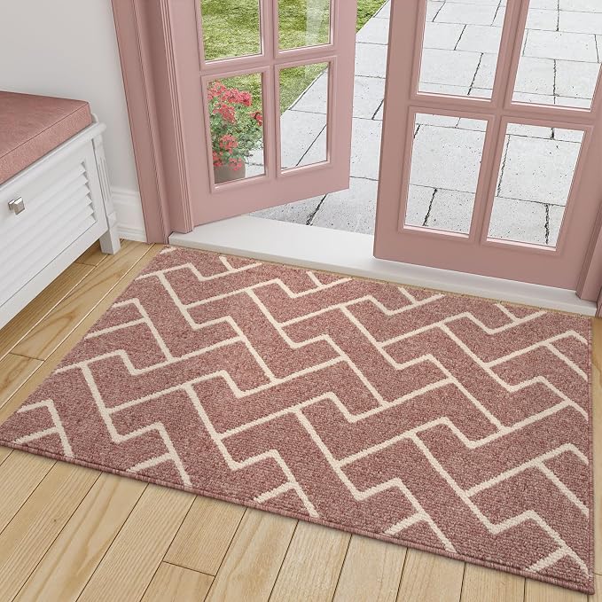 hicorfe Indoor Doormat, Front Back Door Mat Rubber Backing Non Slip Door Mats by Hicorfe