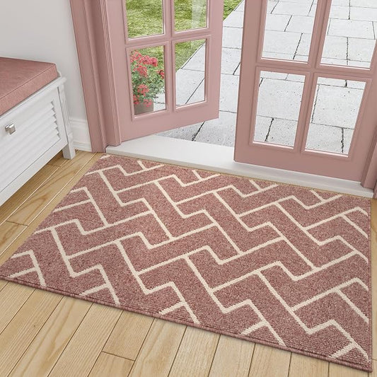 hicorfe Indoor Doormat, Front Back Door Mat Rubber Backing Non Slip Door Mats by Hicorfe