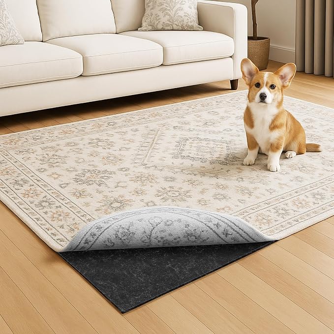Warmstar 2x8 FT Non Slip Rug Pad, 100% Waterproof Felt Rug Pad by Warmstar