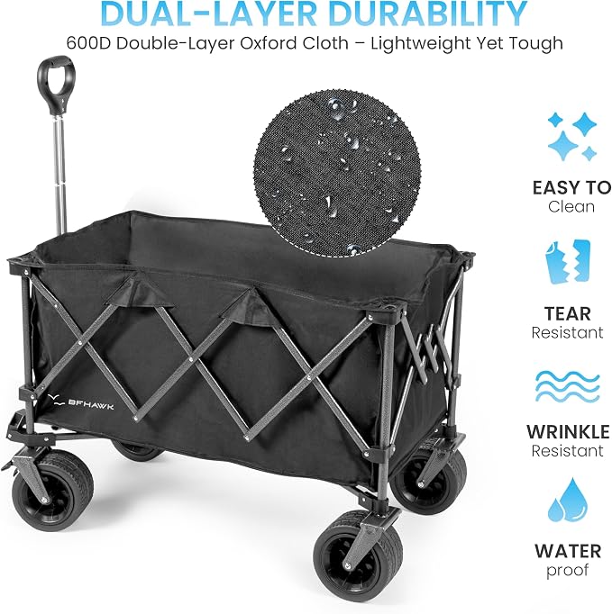 36" Collapsible Wagon Cart - Image 5