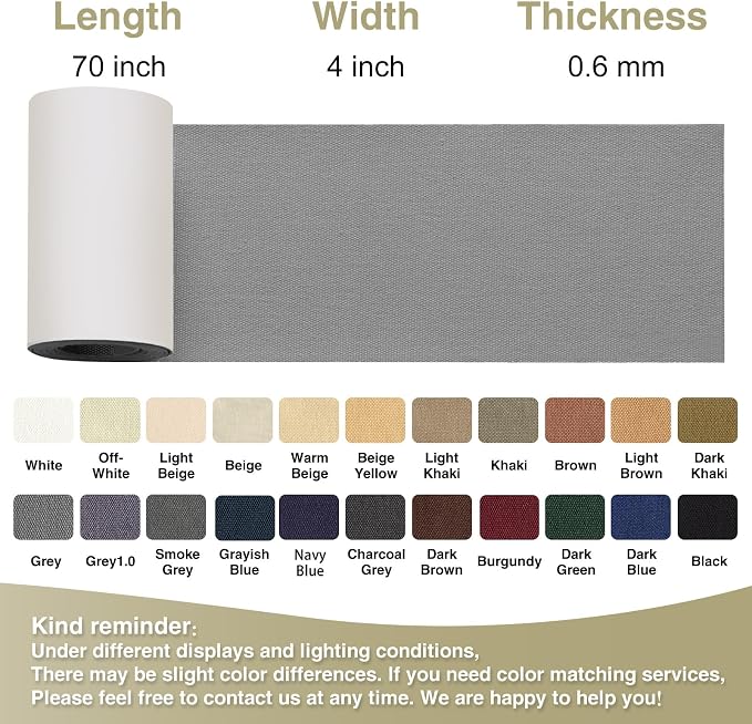 Canvas Repair Tape 4×70 Inch Waterproof Self-Adhesive Fabric Repair Patch - Image 4