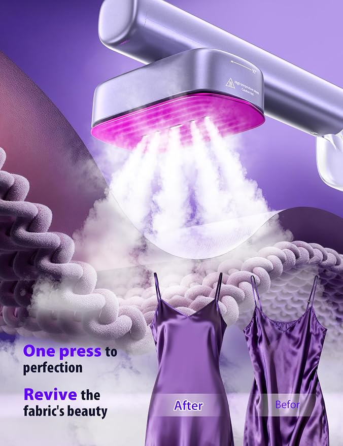 Sundu Steamer for Clothes, 15s Fast Heat-up Handheld Garment Steamer, 35mins - Image 9