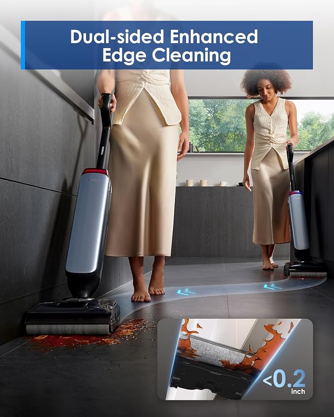 Tineco Floor One S9 Artist Pro Wet Dry Vacuum Cleaner, 22kPa Suction, 360° - Image 4