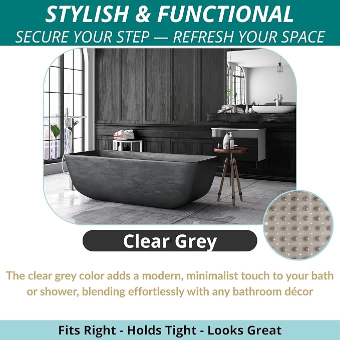 ENKOSI Bathtub Mat – 40 x 16 Inch Extra Long Non Slip Shower Mat – Anti Slip - Image 5