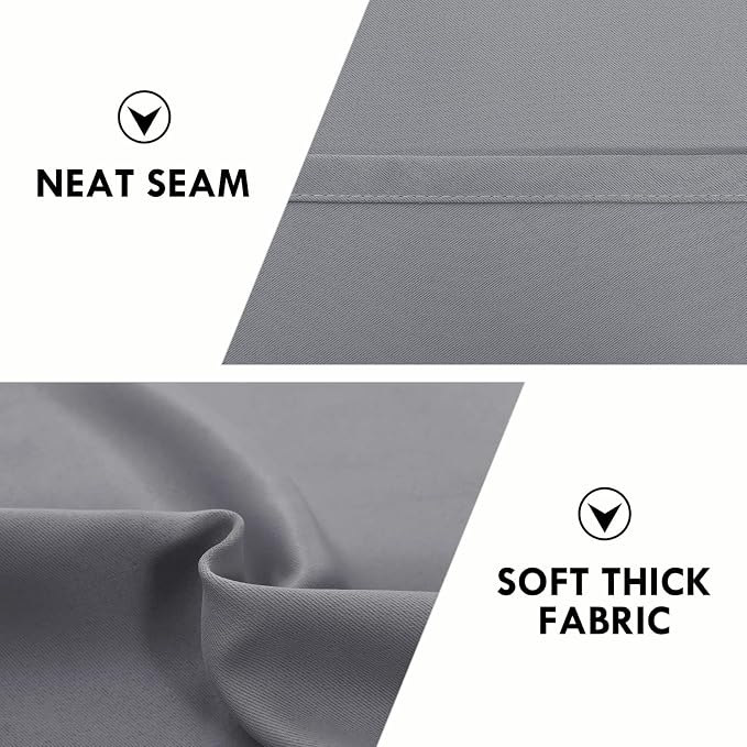 DWCN Blackout Curtains for Living Room Thermal Insulated, Energy Saving & Noise - Image 6