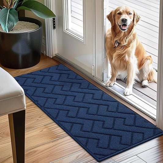 hicorfe Indoor Doormat, Front Back Door Mat Rubber Backing Non Slip Door Mats by Hicorfe