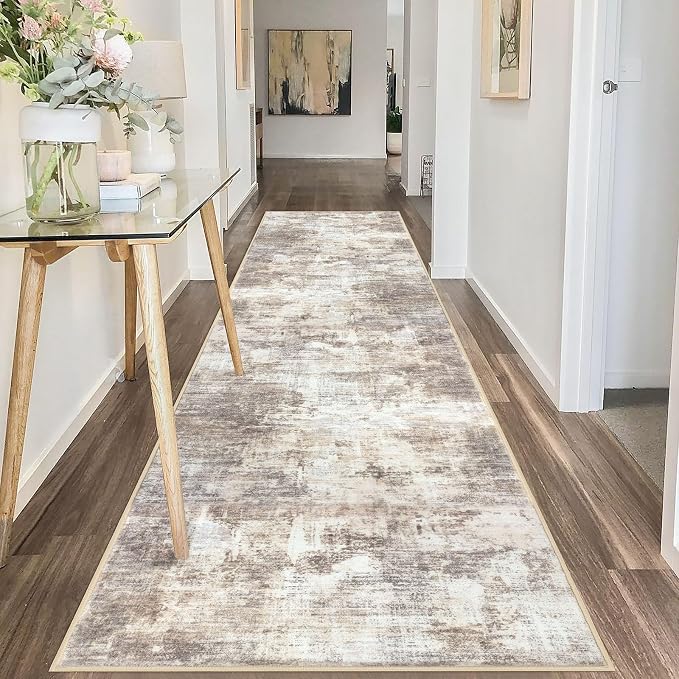 IOHOUZE Abstract Runner Rug 3x10 Ft Washable Runners - Image 8