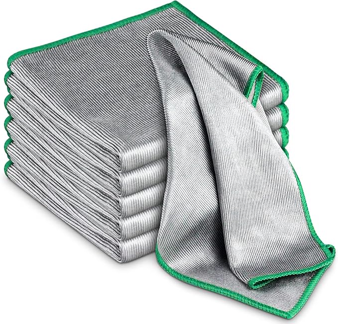 Glass Polishing Cloth Streak Free Miracle Cleaning Cloth Lint Free Microfiber by AirlabStudio