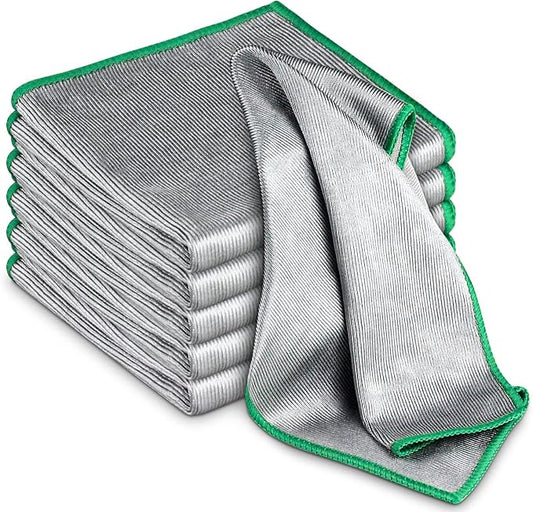 Glass Polishing Cloth Streak Free Miracle Cleaning Cloth Lint Free Microfiber by AirlabStudio