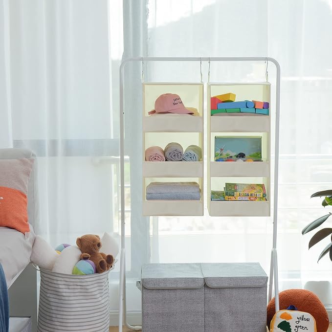 GRANNY SAYS 3-Shelf Hanging Organizer, Foldable Hanging Closet Storage - Image 2