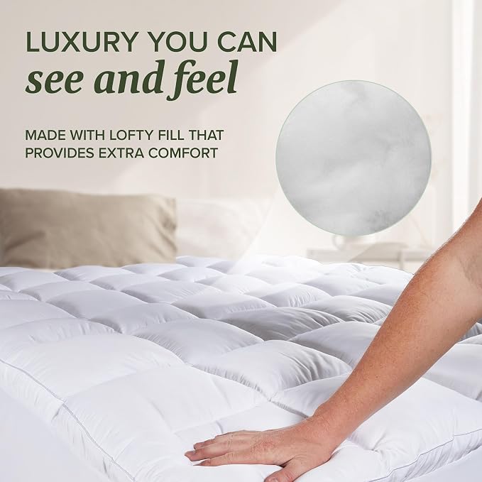 Beckham Hotel Collection Full Size Hybrid Mattress Protector & Pad - Image 5