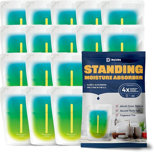 Dry & Dry 15 Pack Standing Moisture Absorbers by DryDry