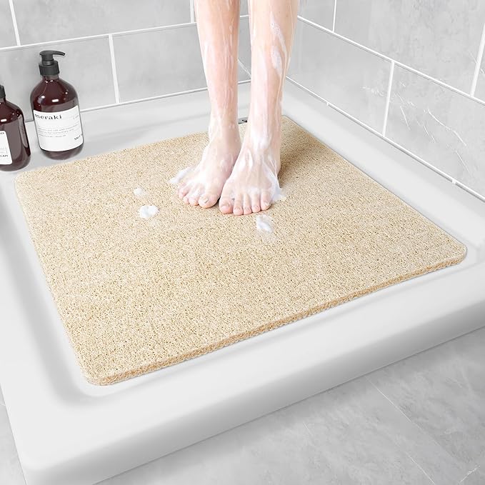 Non Slip Shower Mat, Anti Slip Bath Mat, Quick Drying Bath Tub Mats, Foot by Hargiis