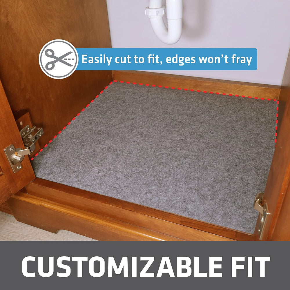 Drymate Premium Under Sink Mat, Waterproof Cabinet Protection Mats for Kitche...