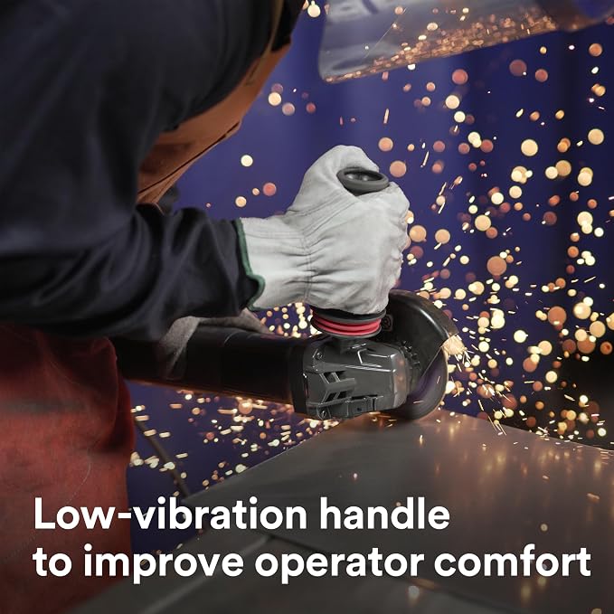 3M Electric Angle Grinder, 4.5-5 in Slide Switch, - Image 3