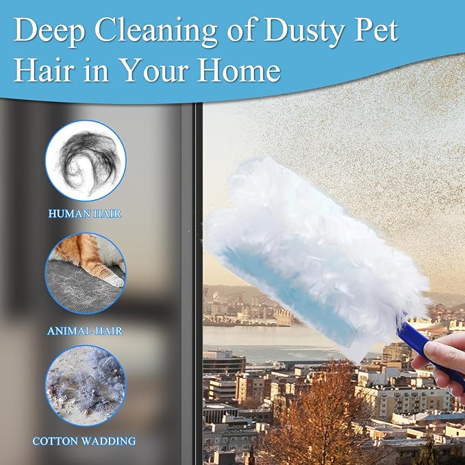 40 Count Electrostatic Duster Refills Replacement Head - Image 4