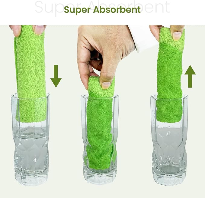Greenfound Microfiber Cleaning Cloth Roll -80 Pack, Tear Away Microfiber Towels - Image 5
