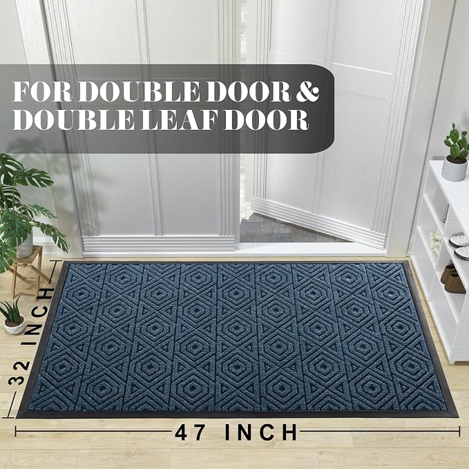 Yimobra Door Mat, Outdoor Indoor Entrance Welcome Mat, Heavy Entry Front Door - Image 6