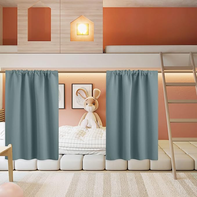RYB HOME Small Curtains for Door Windows by RYBHOME