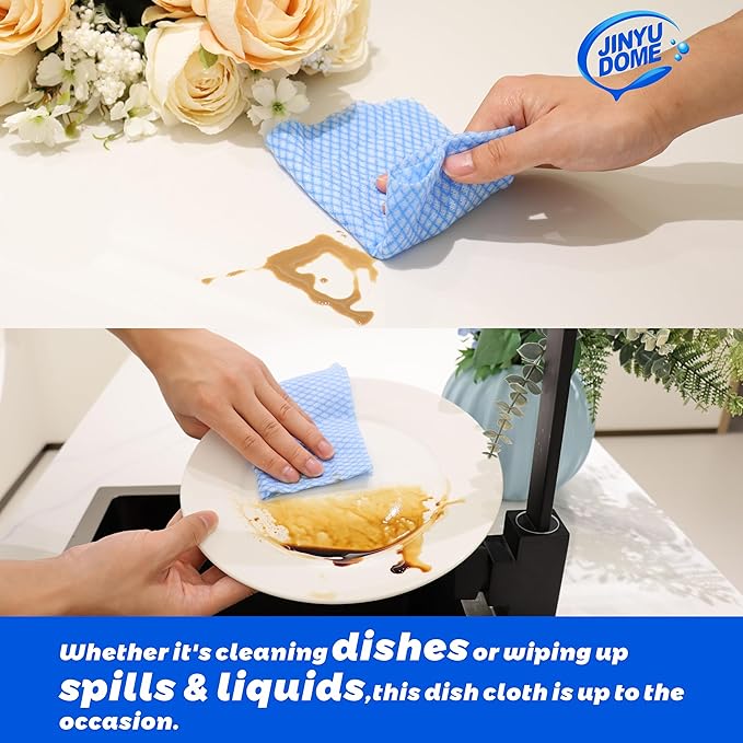 Disposable Kitchen Cleaning Cloths Dish Towels Dish Cloth Reusable Cloths - Image 6