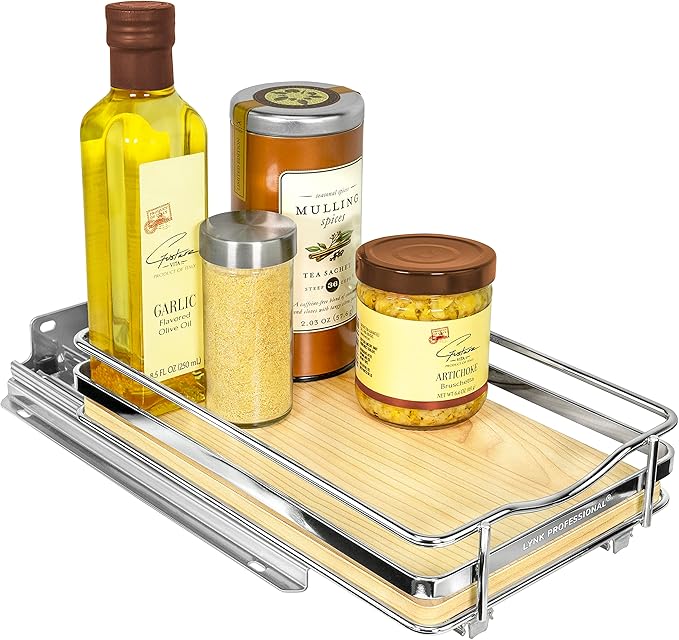 LYNK PROFESSIONAL® Élite™ Pull Out Spice Rack Organizer by LYNKPROFESSIONAL