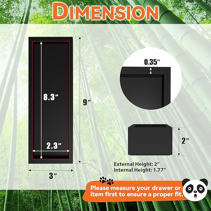 Premium Bamboo Kitchen Drawer Organizer - Image 2