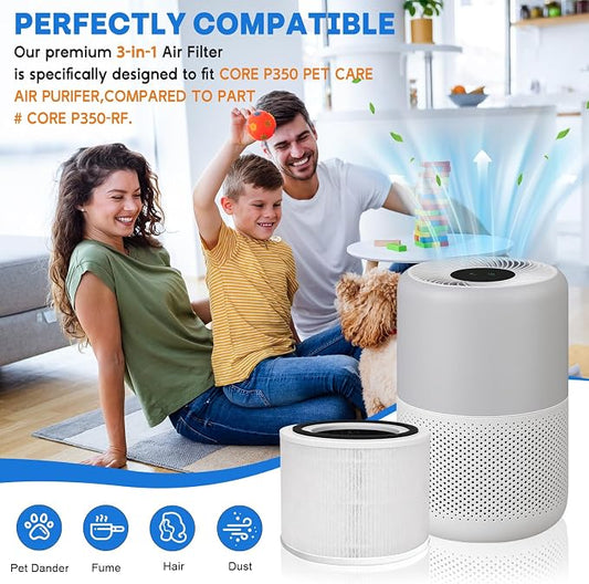 Core P350 Pet Care Air Filter Replacement - Image 2
