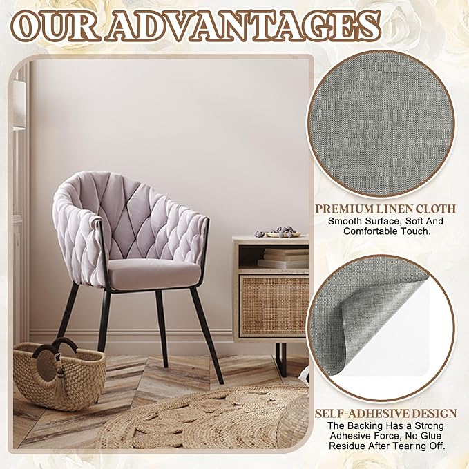 PATIKIL Linen Repair Patch, 8 x 11 Inch Self-Adhesive Linen Fabric Repair - Image 3