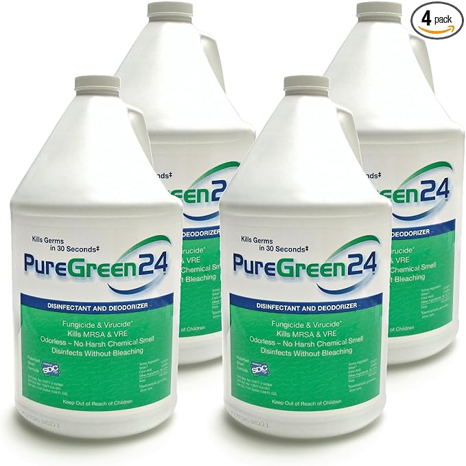 PureGreen24 Safe & Effective Disinfectant. Kills Deadly Germs including RSV by PUREGREEN24