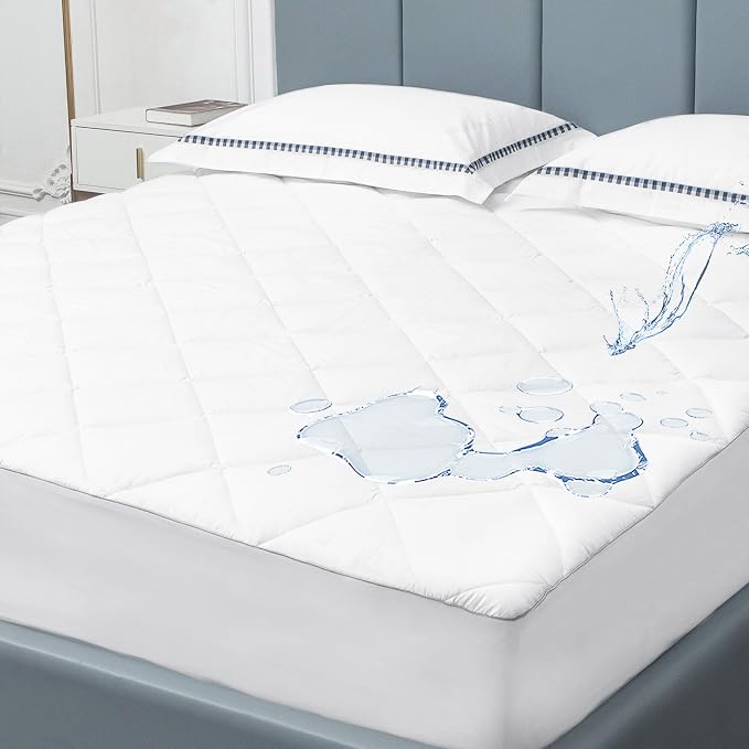 Sunflower Quilted Full Mattress Protector, Mattress Pad Full, Cotton Mattress by SunflowerHometexUS