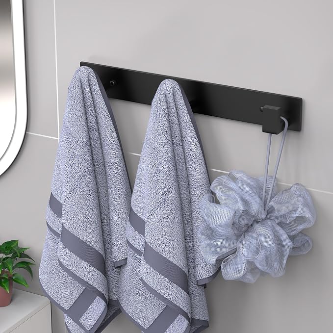 PMMASTO Wall Mounted Coat Hooks- Stainless Steel Rust-Resistant Bathroom Hangers - Image 3