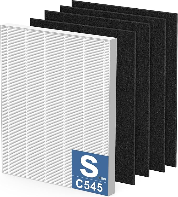 C545 HEPA Replacement Filter S Compatible by Cabiclean