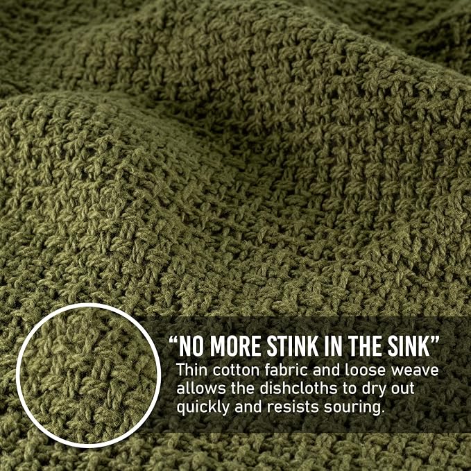 Old Fashion 100% Cotton Dishcloths - Image 2