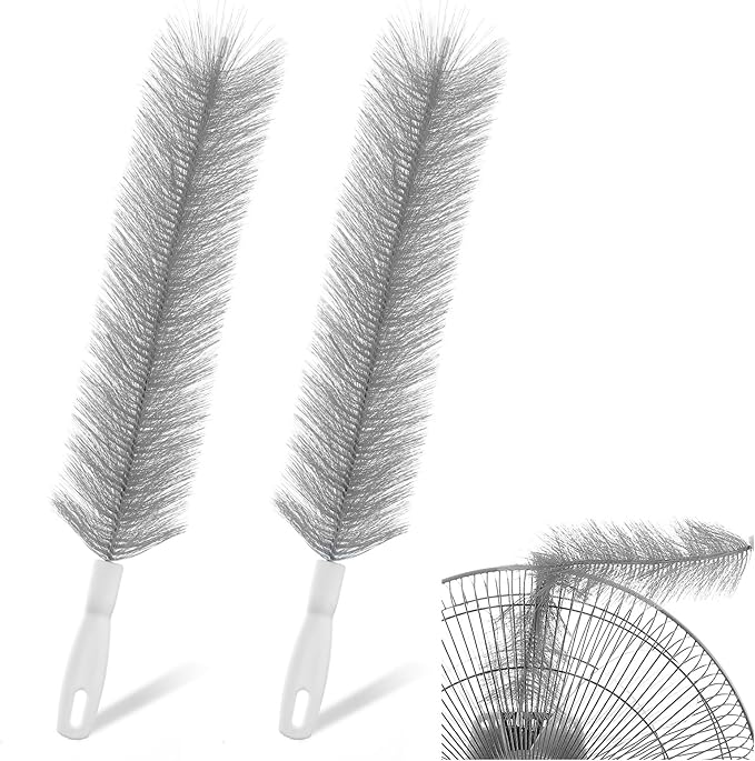 2 Pcs Fan Cleaner Brushes, Bendable Fan Cleaning Brush Cobweb Duster Set by Unknown