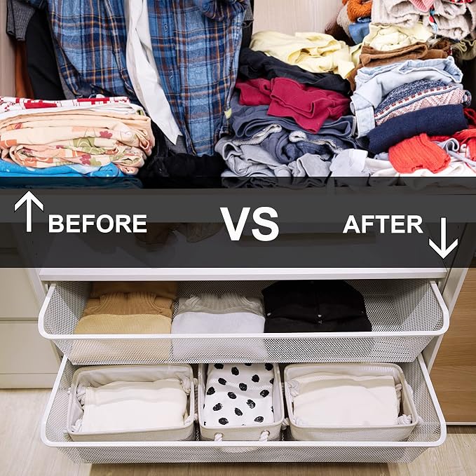 HNZIGE Large Fabric Storage Baskets - Image 8
