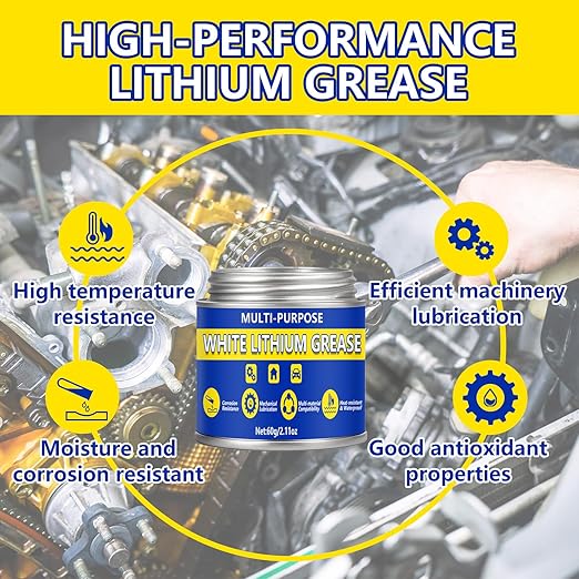 AstraVox Multi-Purpose White Lithium Grease, 60ml Automotive Grease - Image 2