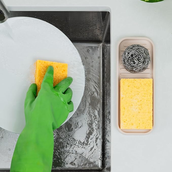 Zulay Kitchen Silicone Sponge Holder - Image 3