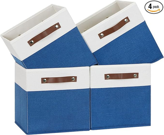 Temary 11 Storage Cube Bins for Shelves, Closet by TEMARY