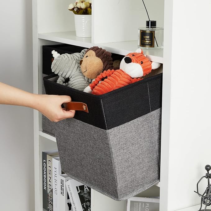 DULLEMELO 12x12 Storage Cubes, Collapsible Sturdy Cube Storage Bins - Image 7