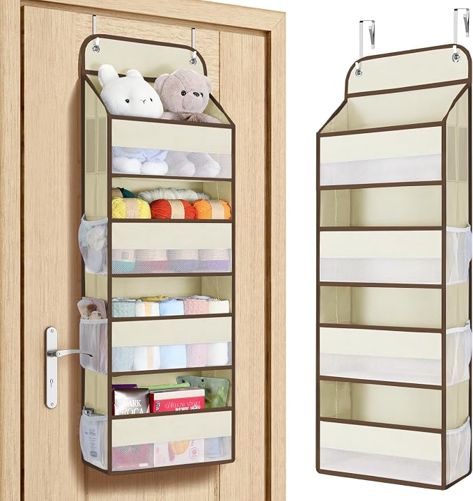 Yecaye Over The Door Organizer, Heavy Duty Hanging Organizers and Storage by Yecaye