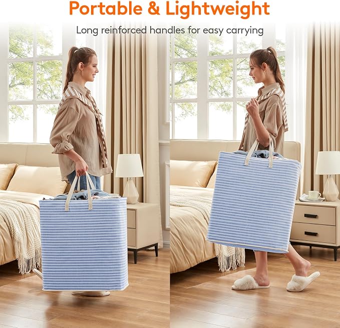 Lifewit Laundry Hamper Large Collapsible Laundry Basket, Freestanding - Image 5