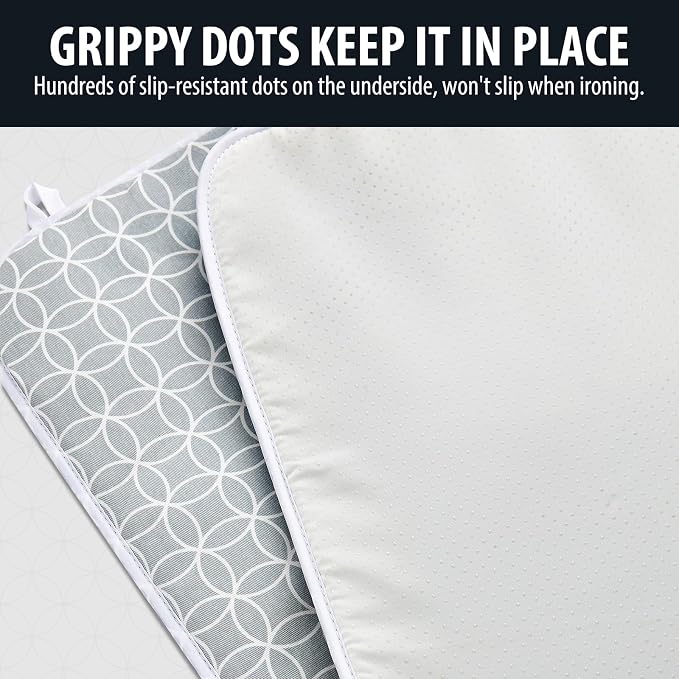 Seiritex Ironing Mat, Portable Ironing Pad 39.4 x 18.9 inch Table Top Iron - Image 7