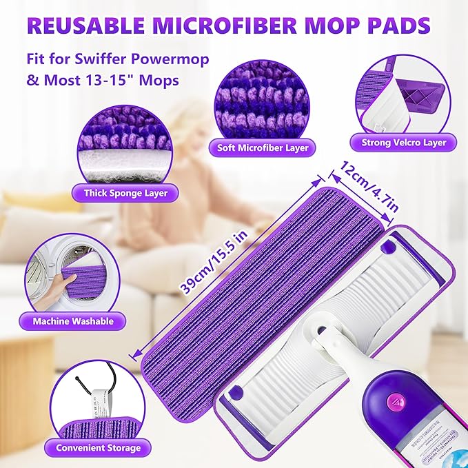 Microfiber Mops for Floor Cleaning - Image 2