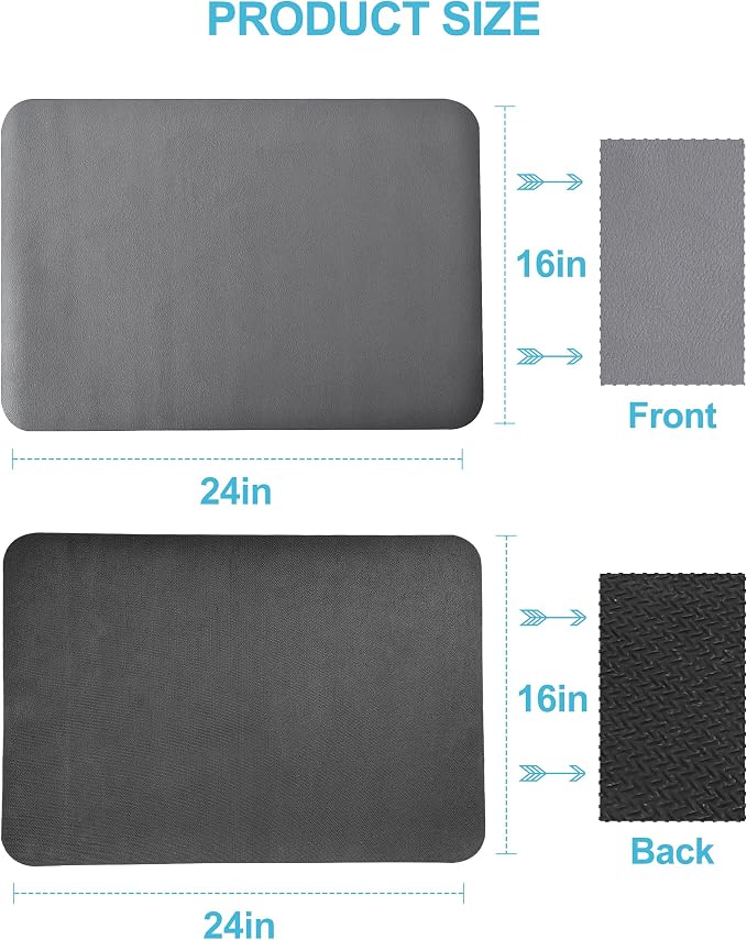 Dish Drying Mat for Kitchen Counter, Hide Stain Anti Absorbent for Kitchen - Image 7