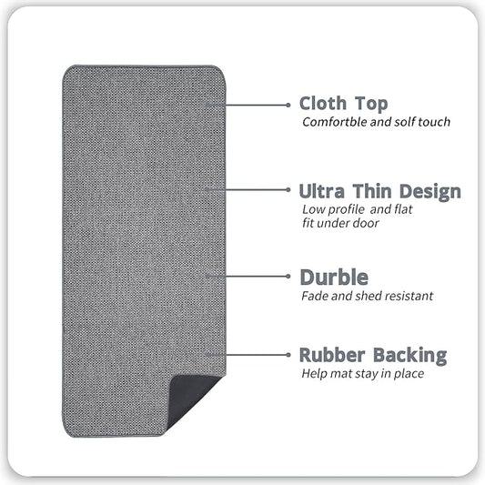 Bath Mat, Ultra Thin Bathroom Runner Rugs, Large Bath Mats - Image 2