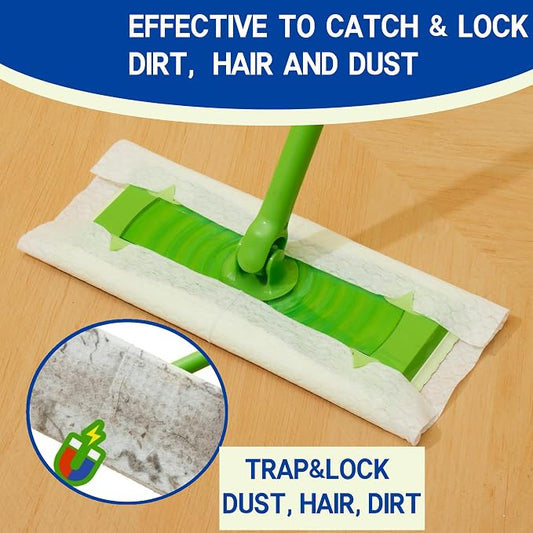 Dry Sweeping Cloths Disposable Mop Refills Floor Dust Mop Pad, Floor Cloth - Image 2